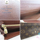 ルイ ヴィトン LOUIS VUITTON 長財布 モノグラム ポルト フォイユ サラ M60531 茶 ブラウン PVC レザー LV ロゴ 二つ折り財布 ロング ウォレット【中古】【送料無料】 bs4449