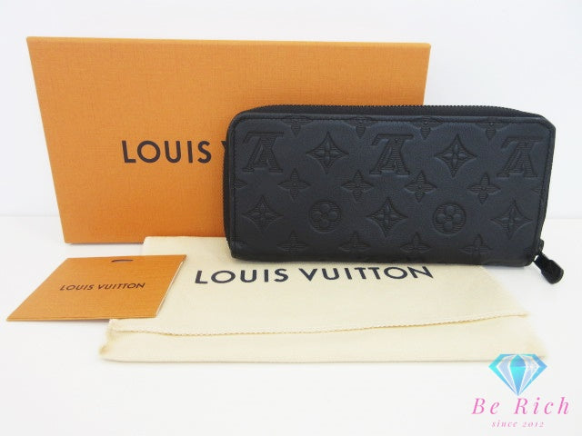 ルイ ヴィトン LOUIS VUITTON モノグラム シャドウ ジッピー ウォレット M80333 黒 ブラック LV ロゴ ラウンドファスナー 長財布 二つ折り財布 ロング 【中古】【送料無料】 bs4451