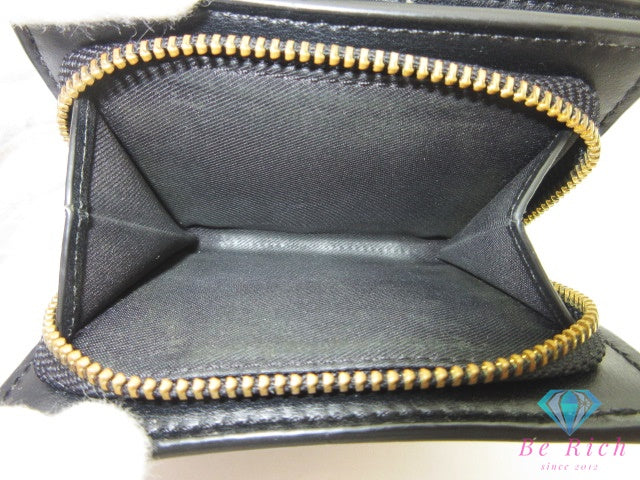 コーチ COACH 二つ折り財布 C3309 シグネチャー ベージュ ブラウン PVC レザー ロゴ 札入れ 小銭入れ コンパクト ウォレット 【中古】【送料無料】bs4466