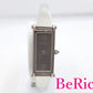 グッチ GUCCI レディース 腕時計 バングル ウォッチ 1500 YA015532 グレー 文字盤 SS ブレス レクタンギュラー アナログ クォーツ QZ 【中古】【送料無料】 bt2749