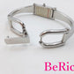 グッチ GUCCI レディース 腕時計 バングル ウォッチ 1500 YA015532 グレー 文字盤 SS ブレス レクタンギュラー アナログ クォーツ QZ 【中古】【送料無料】 bt2749
