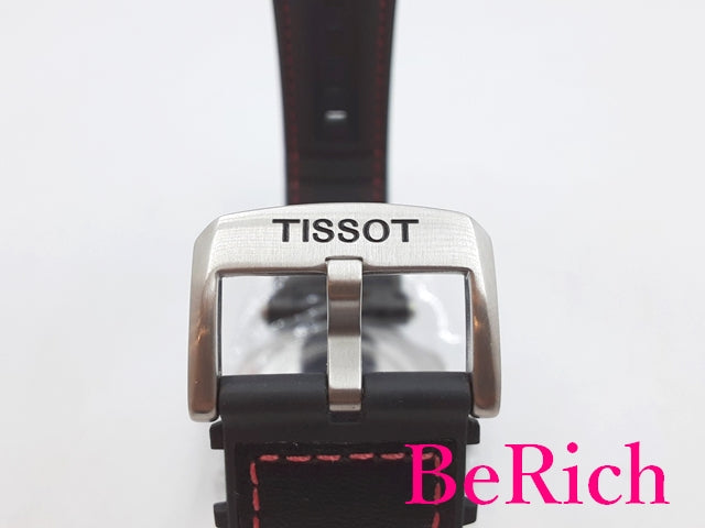 美品 ティソ TISSOT Tレース Moto GP 2020 クロノグラフ メンズ 腕時計 デイト T115.417.27.051.01 黒 ブラック 文字盤 SS ラバー ブレス アナログ クォーツ QZ ウォッチ T-RACE 【中古】【送料無料】bt2877