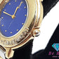 イヴ サンローラン YVES SAINT LAURENT レディース 腕時計 2200-229789Y 青 ブルー シルバー ゴールド SS ブレス YSL ロゴ アナログ クォーツ QZ ウォッチ 【中古】【送料無料】 bt3046