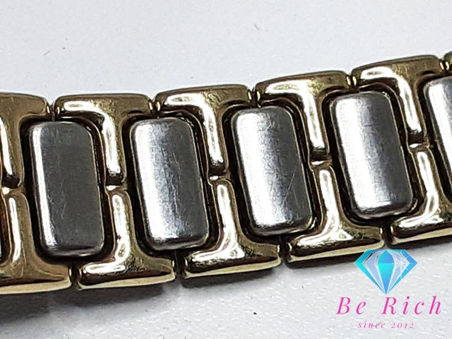 イヴ サンローラン YVES SAINT LAURENT レディース 腕時計 2200-229789Y 青 ブルー シルバー ゴールド SS ブレス YSL ロゴ アナログ クォーツ QZ ウォッチ 【中古】【送料無料】 bt3046