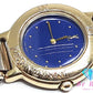 イヴ サンローラン YVES SAINT LAURENT レディース 腕時計 2200-229789Y 青 ブルー シルバー ゴールド SS ブレス YSL ロゴ アナログ クォーツ QZ ウォッチ 【中古】【送料無料】 bt3046
