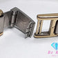 イヴ サンローラン YVES SAINT LAURENT レディース 腕時計 2200-229789Y 青 ブルー シルバー ゴールド SS ブレス YSL ロゴ アナログ クォーツ QZ ウォッチ 【中古】【送料無料】 bt3046