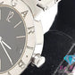 ブルガリ BVLGARI ブルガリブルガリ BB30SS 腕時計 デイト BB30SS 黒 ブラック シルバー SS アナログ クォーツ QZ ウォッチ ボーイズ メンズ レディース  【中古】【送料無料】  bt3072