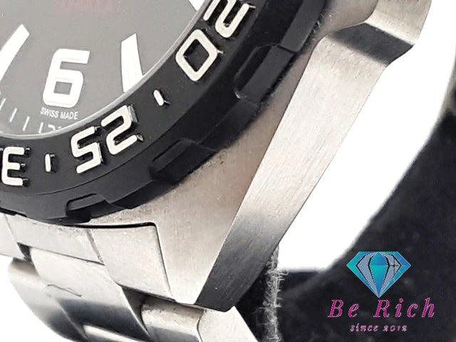 タグホイヤー TAG Heuer フォーミュラ 1 メンズ 腕時計 WAZ1110 黒 ブラック シルバー SS ブレス クォーツ QZ ウォッチ FORMULA 1 F1  【中古】【送料無料】 bt3086