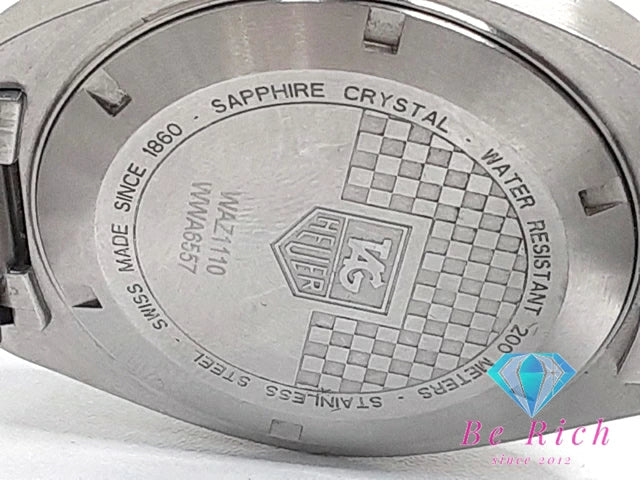 タグホイヤー TAG Heuer フォーミュラ 1 メンズ 腕時計 WAZ1110 黒 ブラック シルバー SS ブレス クォーツ QZ ウォッチ FORMULA 1 F1  【中古】【送料無料】 bt3086