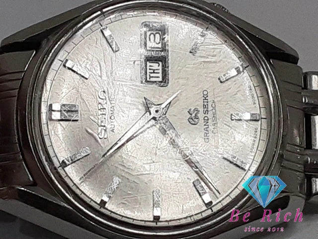 OH済 グランド セイコー Grand Seiko 6246-9001 後期 自動巻き メンズ 腕時計 デイデイト シルバー SS ブレス アナログ オートマ AT ウォッチ ヴィンテージ アンティーク 62 GS   【中古】【送料無料】 bt3093