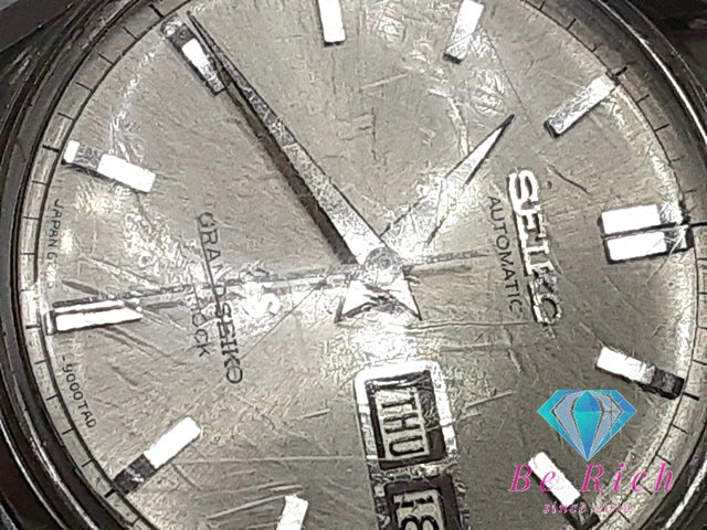 OH済 グランド セイコー Grand Seiko 6246-9001 後期 自動巻き メンズ 腕時計 デイデイト シルバー SS ブレス アナログ オートマ AT ウォッチ ヴィンテージ アンティーク 62 GS   【中古】【送料無料】 bt3093