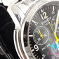 ティソ TISSOT クロノグラフ メンズ 腕時計 デイト T461 黒 ブラック シルバー SS ブレス アナログ クォーツ QZ ウォッチ  【中古】【送料無料】bt3097