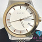 グッチ GUCCI Gタイムレス メンズ 腕時計 デイト YA126409 126.4 ホワイト シルバー ゴールド SS ブレス アナログ クォーツ QZ ウォッチ 【中古】【送料無料】 bt3099