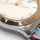 グッチ GUCCI Gタイムレス メンズ 腕時計 デイト YA126409 126.4 ホワイト シルバー ゴールド SS ブレス アナログ クォーツ QZ ウォッチ 【中古】【送料無料】 bt3099