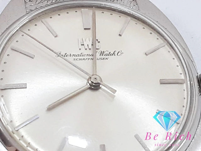 OH済 IWC アイダブリューシー 手巻き メンズ 腕時計 Cal.403 SS シルバー ブレス アナログ ウォッチ ヴィンテージ アンティーク インターナショナルウォッチカンパニー 【中古】【送料無料】  bt3104