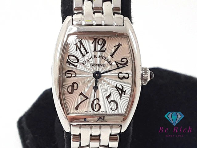 フランクミュラー FRANCK MULLER トノー カーベックス インターミディエ レディース 腕時計 2252 QZ AC シルバー SS ブレス ロゴ アナログ クオーツ QZ ウォッチ  【中古】【送料無料】 bt3215