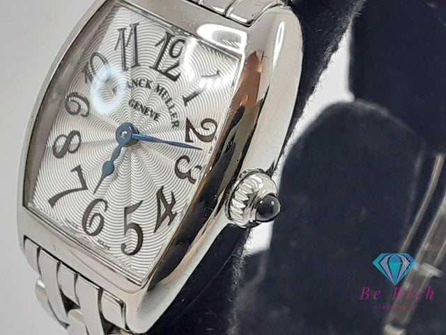 フランクミュラー FRANCK MULLER トノー カーベックス インターミディエ レディース 腕時計 2252 QZ AC シルバー SS ブレス ロゴ アナログ クオーツ QZ ウォッチ  【中古】【送料無料】 bt3215
