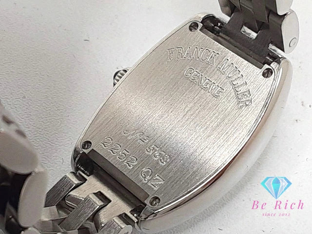 フランクミュラー FRANCK MULLER トノー カーベックス インターミディエ レディース 腕時計 2252 QZ AC シルバー SS ブレス ロゴ アナログ クオーツ QZ ウォッチ  【中古】【送料無料】 bt3215