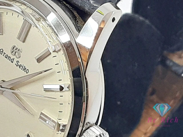 グランド セイコー Grand SEIKO メカニカル SBGW231 9S64-00A0 手巻き メンズ 腕時計 白 ホワイト ブラック 黒 SS レザー ブレス アナログ ウォッチ GS 【中古】【送料無料】 bt3245