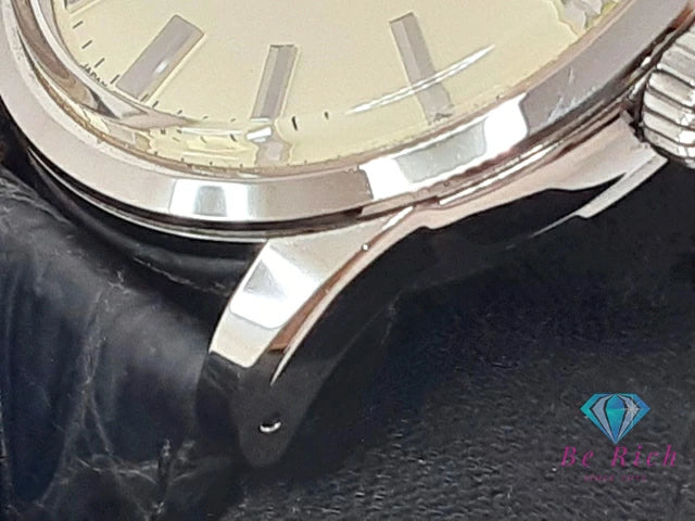 グランド セイコー Grand SEIKO メカニカル SBGW231 9S64-00A0 手巻き メンズ 腕時計 白 ホワイト ブラック 黒 SS レザー ブレス アナログ ウォッチ GS 【中古】【送料無料】 bt3245