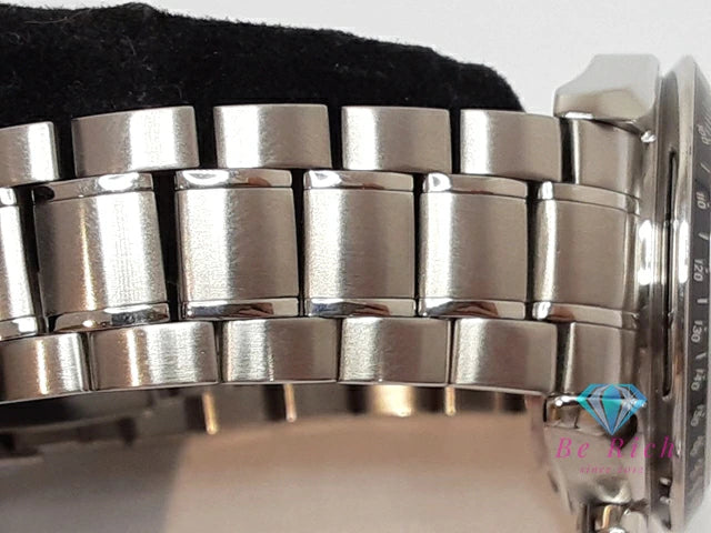 オメガ OMEGA スピードマスター デイト クロノグラフ 自動巻き メンズ 腕時計 3210.50 ブラック 黒 シルバー SS ブレス オートマ AT アナログ ウォッチ  【中古】【送料無料】  bt3247