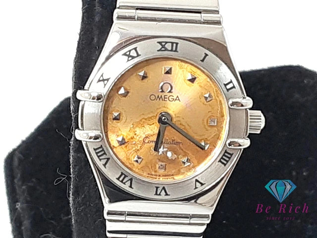 オメガ OMEGA コンステレーション レディース 腕時計 1561.61 ゴールド シルバー SS ブレス アナログ クォーツ QZ ウォッチ Constellatio﻿n  【中古】【送料無料】 bt3256