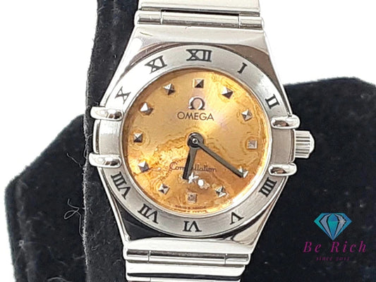 オメガ OMEGA コンステレーション レディース 腕時計 1561.61 ゴールド シルバー SS ブレス アナログ クォーツ QZ ウォッチ Constellatio﻿n  【中古】【送料無料】 bt3256