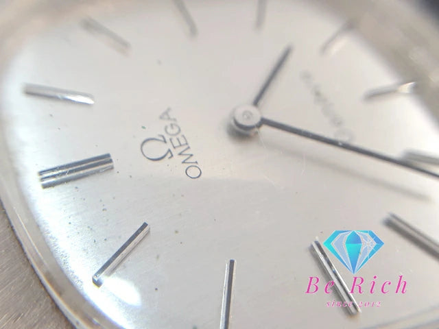 オメガ OMEGA ジュネーブ 手巻き メンズ 腕時計 111.0123 Cal.625 シルバー ブラック 黒 SS レザー ブレス アナログ ウォッチ アンティーク ヴィンテージ Geneve  【中古】【送料無料】 bt3270