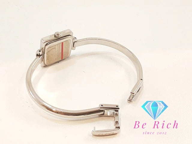 グッチ GUCCI レディース 腕時計 バングル ウォッチ 1000L スクエア シルバー SS ブレス アナログ クォーツ QZ 【中古】【送料無料】 bt3282