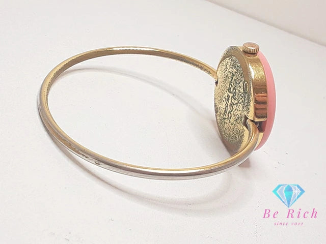 グッチ GUCCI チェンジ ベゼル バングル ウォッチ レディース 腕時計 白 ホワイト ゴールド SS GP ブレス アナログ クォーツ QZ ヴィンテージ オールド 旧型 【中古】【送料無料】 bt3287