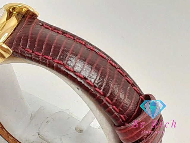 フェンディ FENDI レディース 腕時計 350L ラウンド 白 ホワイト シルバー ボルドー SS レザー ブレス アナログ クォーツ QZ ウォッチ ズッカ ロゴ 【中古】【送料無料】 bt3291