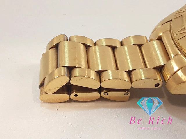 ドルチェ ＆ ガッパーナ Dolce & Gabbana D&G シャモニ メンズ 腕時計 デイデイト ブラック 黒 SS GP ブレス ロゴ アナログ クオーツ QZ  ウォッチ Chamonix 【中古】【送料無料】 bt3293