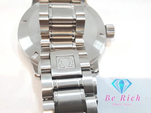 OH 仕上げ 済 オメガ OMEGA クラシック デイト 自動巻き メンズ 腕時計 5203.20 白 ホワイト シルバー SS ブレス アナログ オートマ AT ウォッチ   【中古】【送料無料】 bt3300