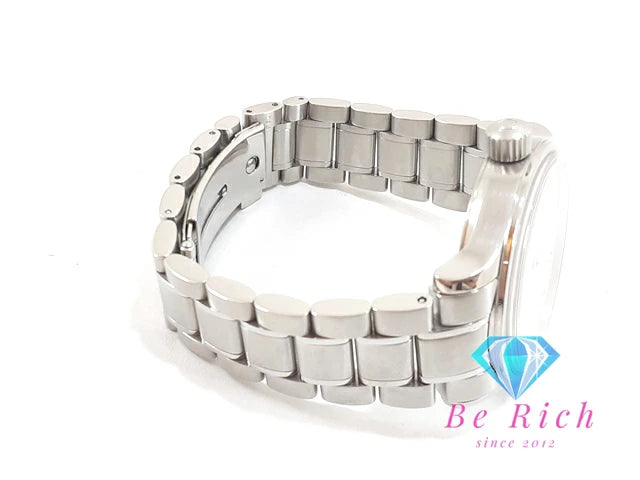 OH 仕上げ 済 オメガ OMEGA クラシック デイト 自動巻き メンズ 腕時計 5203.20 白 ホワイト シルバー SS ブレス アナログ オートマ AT ウォッチ   【中古】【送料無料】 bt3300