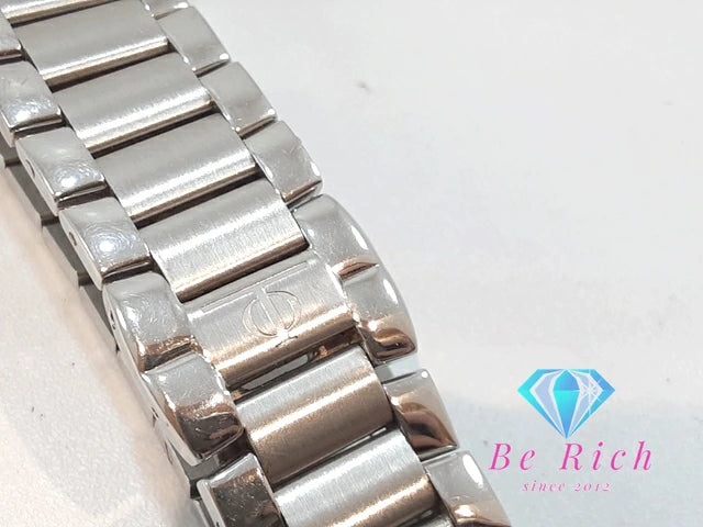 ボーム ＆ メルシエ BAUME & MERCIER リヴィエラ メンズ 腕時計 デイト 5131 白 ホワイト シルバー SS ブレス アナログ クオーツ QZ ウォッチ リビエラ   【中古】【送料無料】 bt3304