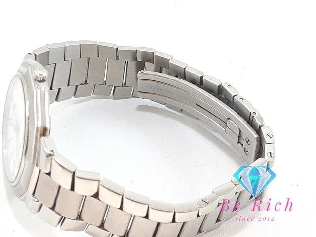 ボーム ＆ メルシエ BAUME & MERCIER リヴィエラ メンズ 腕時計 デイト 5131 白 ホワイト シルバー SS ブレス アナログ クオーツ QZ ウォッチ リビエラ   【中古】【送料無料】 bt3304