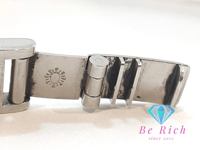 エルメス HERMES セリエ レディース 腕時計 デイト ラウンド 白 ホワイト シルバー ゴールド SS ブレス アナログ クォーツ QZ ウォッチ SERIE  【中古】【送料無料】 bt3323