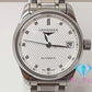 ロンジン LONGINES マスターコレクション 自動巻き レディース 腕時計 デイト L2.128.4.77.6 ホワイト シルバー SS ブレス アナログ オートマ AT ウォッチ   【中古】【送料無料】 bt3327