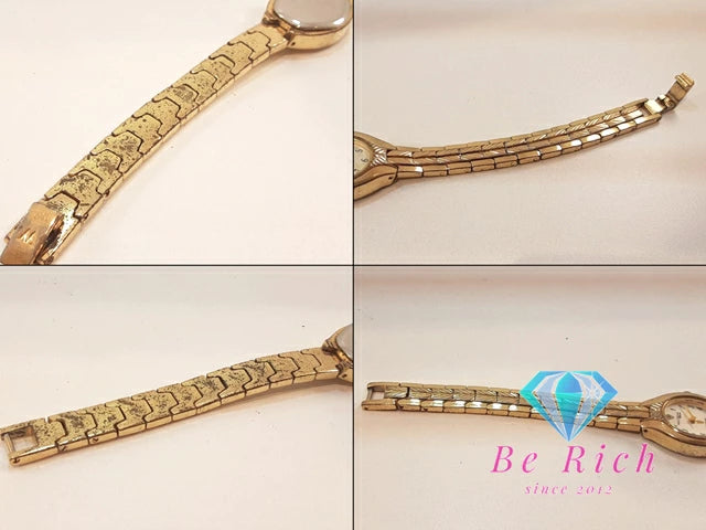 ウォルサム WALTHAM レディース 腕時計 PC21A2-377 1P ダイヤモンド 白 ホワイト ゴールド SS GP アナログ クオーツ QZ ウォッチ  【中古】【送料無料】 bt3328