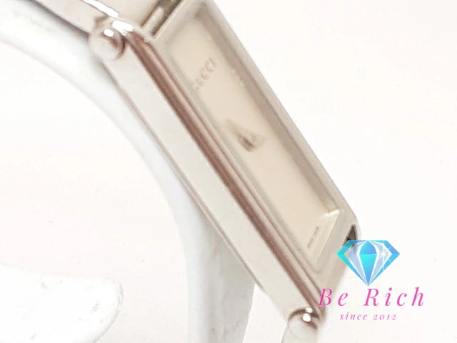 グッチ GUCCI レディース 腕時計 バングル ウォッチ 1500L シルバー SS ブレス レクタンギュラー アナログ クォーツ QZ 【中古】【送料無料】 bt3329