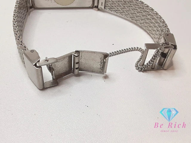 イヴ サンローラン YVES SAINT LAURENT レディース 腕時計 5421-H05569Y 黒 ブラック シルバー SS ブレス YSL ロゴ アナログ クォーツ QZ ウォッチ 【中古】【送料無料】 bt3336