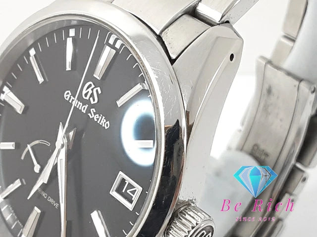 グランド セイコー Grand Seiko ヘリテージ メンズ 腕時計 デイト SBGA301 9F62 スプリングドライブ パワーリザーブ 黒 ブラック シルバー SS ブレス アナログ ウォッチ GS ヘリテージ Heritage Collection 【中古】【送料無料】 bt3348