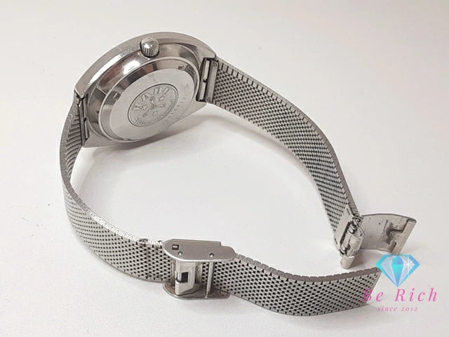 ラドー RADO マッターホルン 自動巻き メンズ 腕時計 デイト カットガラス シルバー SS ブレス アナログ オートマ AT ウォッチ ヴィンテージ アンティーク MATTERHORN  【中古】【送料無料】 bt3356