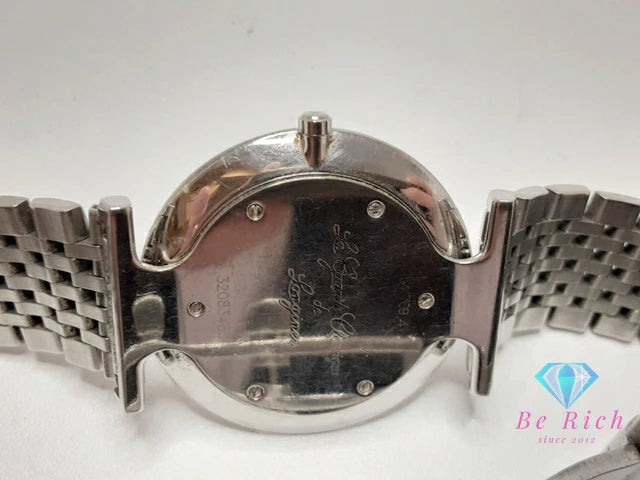 ロンジン LONGINES ラ グラン クラシック メンズ 腕時計 L4.709.4 白 ホワイト シルバー SS ブレス アナログ クォーツ QZ ウォッチ  La Grande Classique De Longines【中古】【送料無料】 bt3358