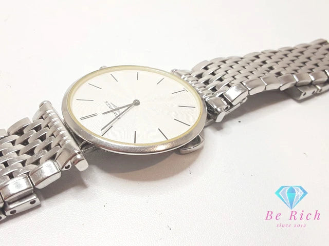 ロンジン LONGINES ラ グラン クラシック メンズ 腕時計 L4.709.4 白 ホワイト シルバー SS ブレス アナログ クォーツ QZ ウォッチ  La Grande Classique De Longines【中古】【送料無料】 bt3358