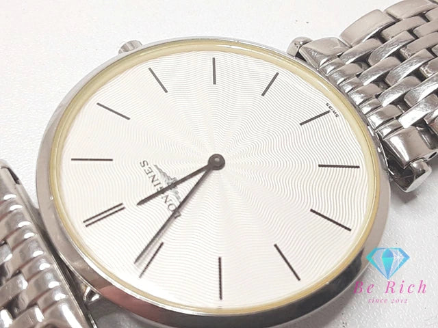 ロンジン LONGINES ラ グラン クラシック メンズ 腕時計 L4.709.4 白 ホワイト シルバー SS ブレス アナログ クォーツ QZ ウォッチ  La Grande Classique De Longines【中古】【送料無料】 bt3358