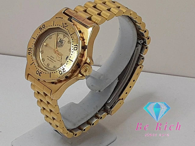 タグホイヤー TAG HEUER 3000 プロフェッショナル 200M レディース 腕時計 デイト 937.408 ゴールド SS GP ブレス アナログ クォーツ QZ ウォッチ Professional   【中古】【送料無料】 bt3361