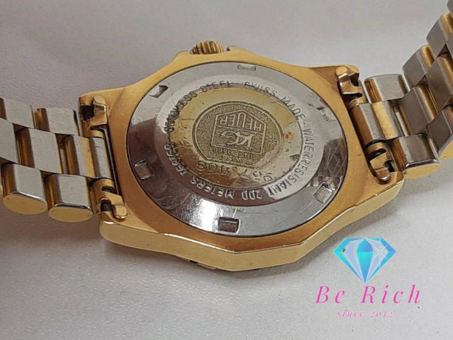 タグホイヤー TAG HEUER 3000 プロフェッショナル 200M レディース 腕時計 デイト 937.408 ゴールド SS GP ブレス アナログ クォーツ QZ ウォッチ Professional   【中古】【送料無料】 bt3361