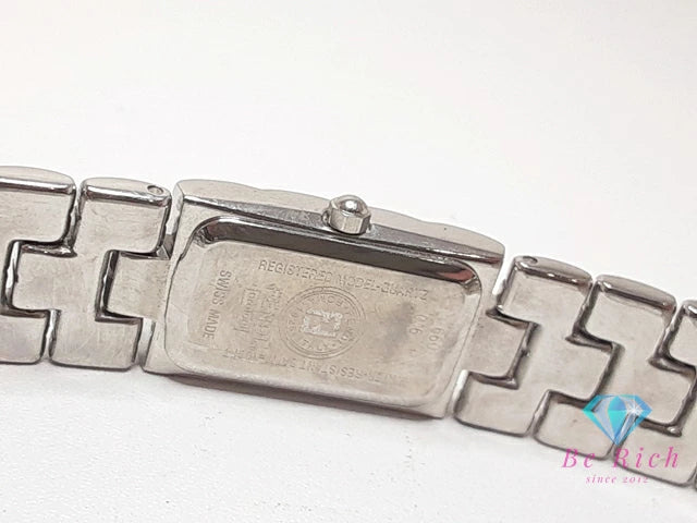 フェンディ FENDI オロロジ レディース 腕時計 660L スクエア 白 ホワイト シルバー SS ブレス アナログ クォーツ QZ ウォッチ  【中古】【送料無料】 bt3364