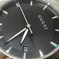 グッチ GUCCI Gタイムレス メンズ 腕時計 デイト 126.4 黒 ブラック シルバー SS ブレス アナログ クォーツ QZ ウォッチ G-TIMELESS 【中古】【送料無料】 bt3373